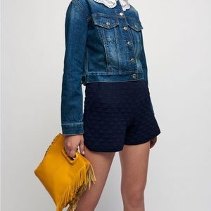 Maje M fringe bag with detachable crossbody strap